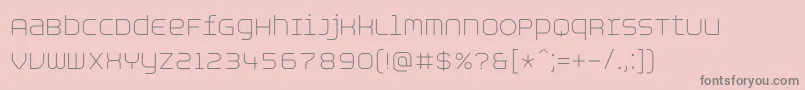 fuente AspirinAdvancelight – Fuentes Grises Sobre Fondo Rosa
