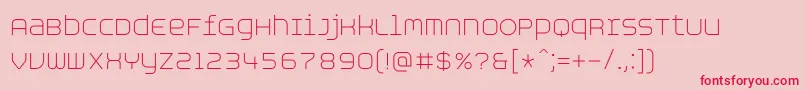 More about AspirinAdvancelight Font AspirinAdvancelight Font – Red Fonts on Pink Background