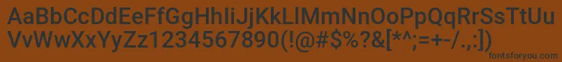 Pharmacy Font – Black Fonts on Brown Background