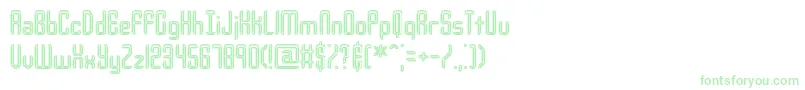 Urcompi-fontti – vihreät fontit valkoisella taustalla