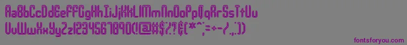 Urcompi Font – Purple Fonts on Gray Background