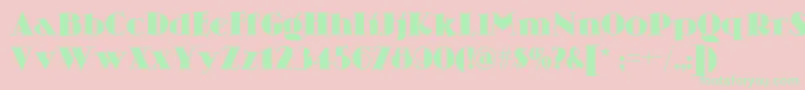 Skittlesnbeernf Font – Green Fonts on Pink Background