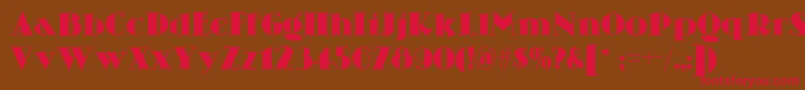 Skittlesnbeernf Font – Red Fonts on Brown Background