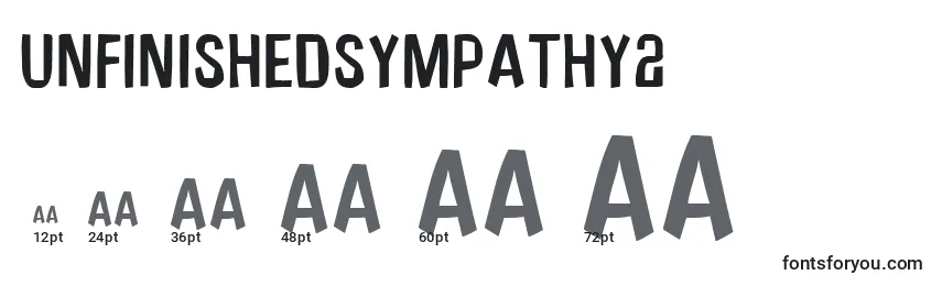 Unfinishedsympathy2 Font Sizes