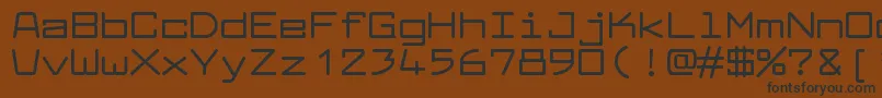 LarabiefontexBold Font – Black Fonts on Brown Background