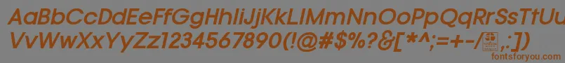 Подробнее о шрифте TypoGotikaBoldItalicDemo Шрифт TypoGotikaBoldItalicDemo – коричневые шрифты на сером фоне