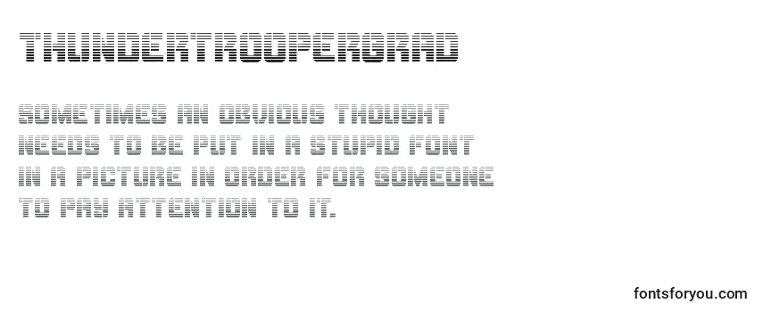 Thundertroopergrad Font