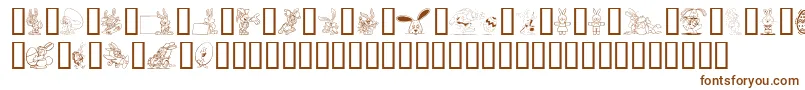 Подробнее о шрифте EasterHoppy Шрифт EasterHoppy – коричневые шрифты