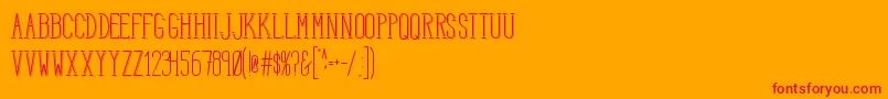 More about HbmSerenitySound Font HbmSerenitySound Font – Red Fonts on Orange Background