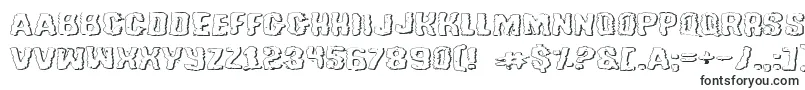 Шрифт Tussleeo – объёмные шрифты