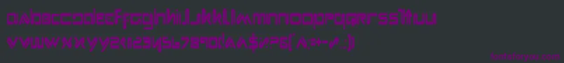 Xephc Font – Purple Fonts on Black Background