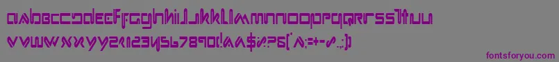 Xephc Font – Purple Fonts on Gray Background