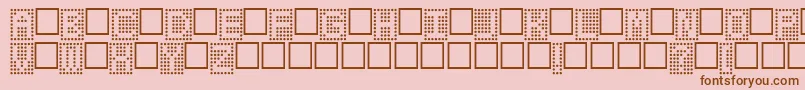Tote Font – Brown Fonts on Pink Background