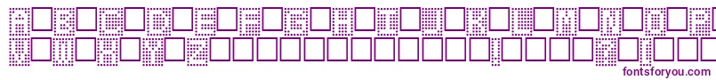 Tote Font – Purple Fonts on White Background