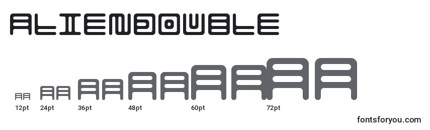 AlienDouble Font Sizes