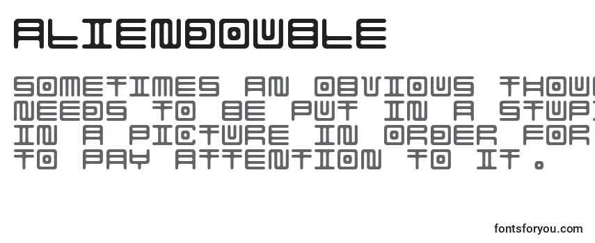 Шрифт AlienDouble