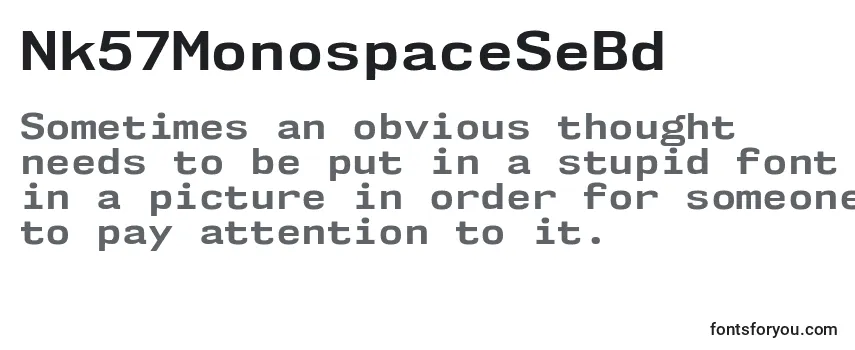 Nk57MonospaceSeBd フォントのレビュー