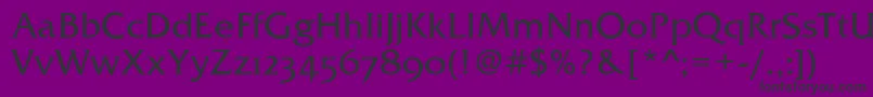 FremontOsfRegular Font – Black Fonts on Purple Background