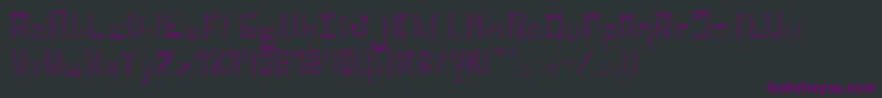 Untrazuko Font – Purple Fonts on Black Background