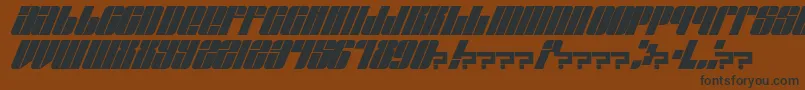 EastLift Font – Black Fonts on Brown Background