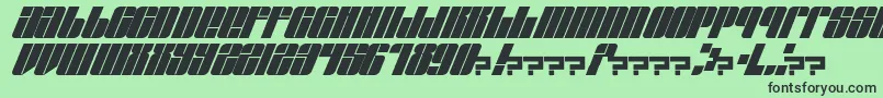 EastLift Font – Black Fonts on Green Background