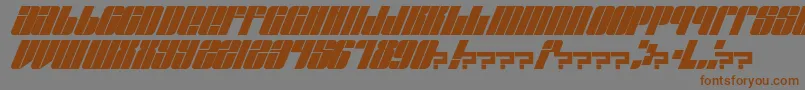 EastLift Font – Brown Fonts on Gray Background