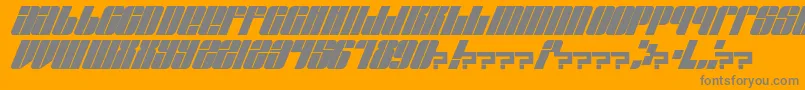 EastLift Font – Gray Fonts on Orange Background
