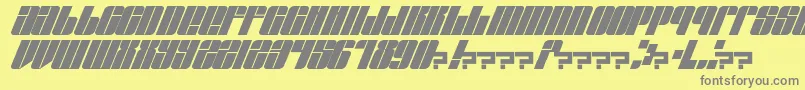 EastLift Font – Gray Fonts on Yellow Background