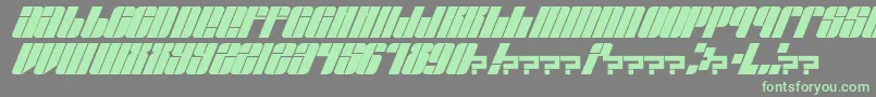 EastLift Font – Green Fonts on Gray Background
