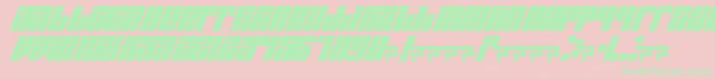 EastLift Font – Green Fonts on Pink Background