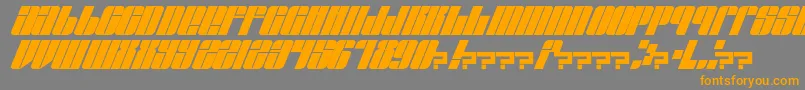 EastLift Font – Orange Fonts on Gray Background