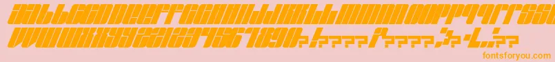 EastLift Font – Orange Fonts on Pink Background