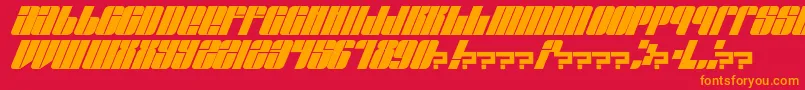 EastLift Font – Orange Fonts on Red Background