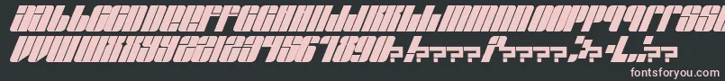 EastLift Font – Pink Fonts on Black Background