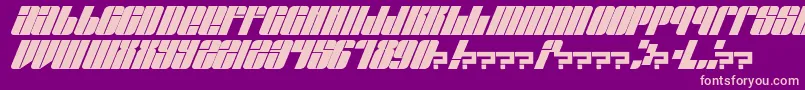 EastLift Font – Pink Fonts on Purple Background