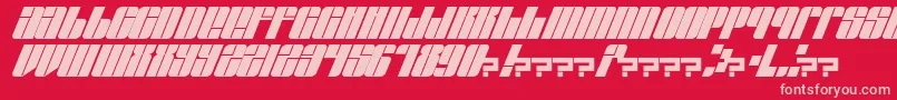 EastLift Font – Pink Fonts on Red Background