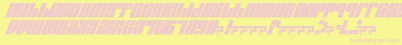 EastLift Font – Pink Fonts on Yellow Background