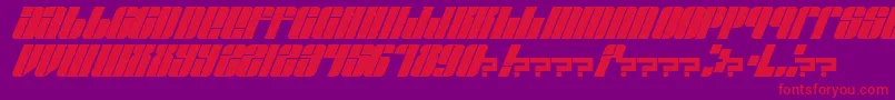 EastLift Font – Red Fonts on Purple Background