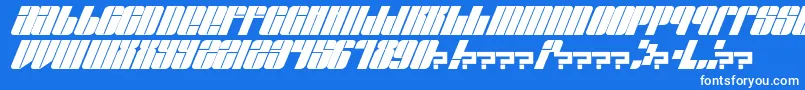EastLift Font – White Fonts on Blue Background