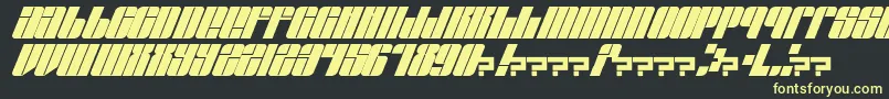 EastLift Font – Yellow Fonts on Black Background