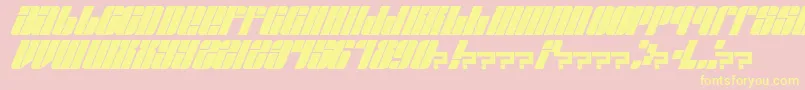 EastLift Font – Yellow Fonts on Pink Background