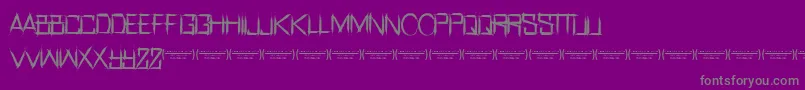 fuente RealhorrorRegular – Fuentes Grises Sobre Fondo Morado
