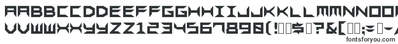 Шрифт Sharps – высокотехнологичные шрифты