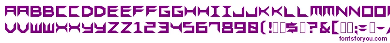 Шрифт Sharps – фиолетовые шрифты