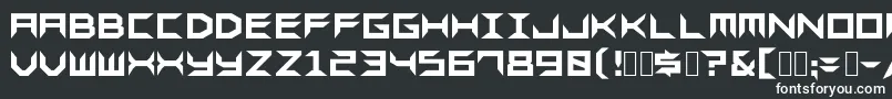 Weitere Informationen zur Sharps-Schriftart Sharps-Schriftart – Weiße Schriften