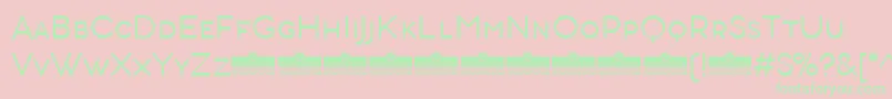 AristotelicaSmallcapsLightTrial Font – Green Fonts on Pink Background