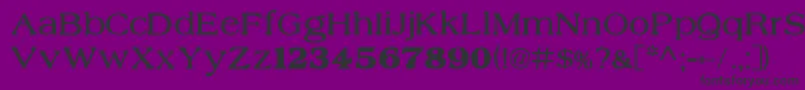 Nobilty Font – Black Fonts on Purple Background