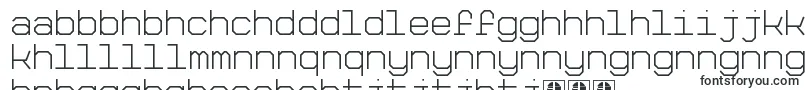 Шрифт BigPixelLightDemo – сесото шрифты