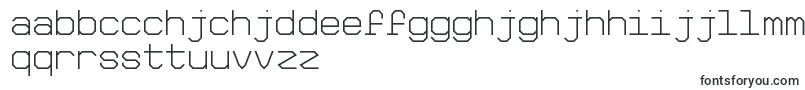 BigPixelLightDemo-fontti – korsikankieliset fontit