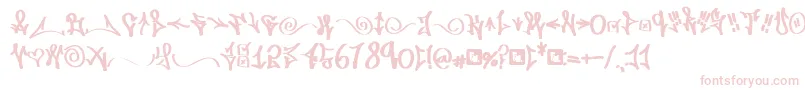 FdWordplay Font – Pink Fonts on White Background